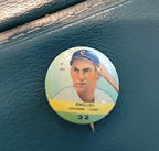 1932 Orbit Gum Baseball PR2 Button Pin Woody English #32 Chicago Cubs Ex/Mt