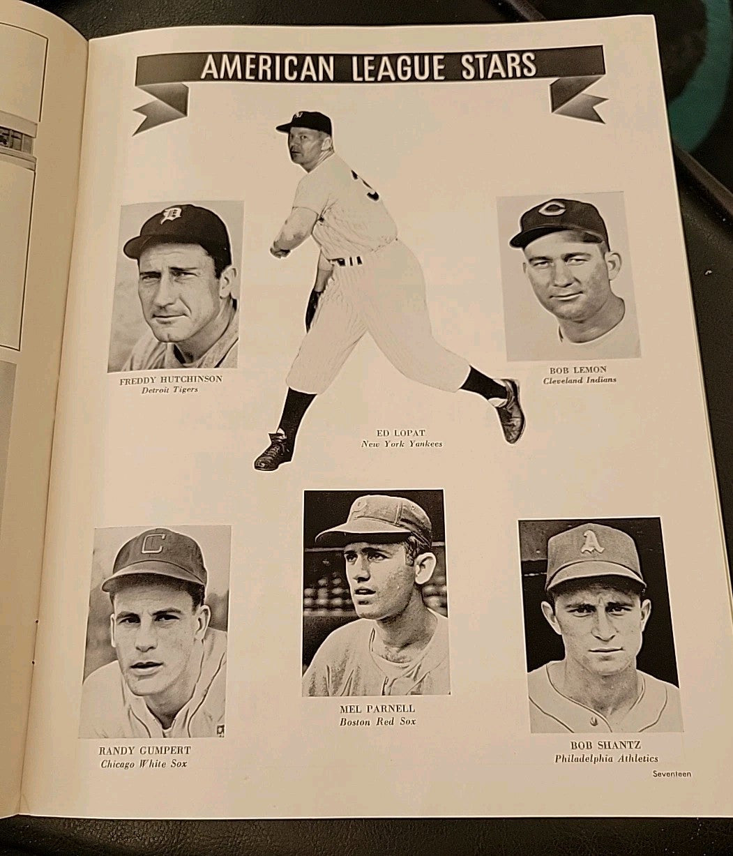 1951 MLB BASEBALL ALL STAR GAME PROGRAM EX CONDITION BRIGGS STADIUM DETROIT