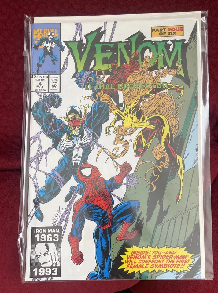 Venom: Lethal Protector #1,2,3,4,5 & 6 Marvel Comics February 1992 Complete Set