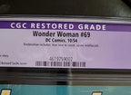 WONDER WOMAN #69 INCREDIBLY BEAUTIFUL BOOK!! 1954 CGC 5.0 Restored Grade