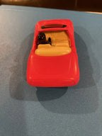 Vintage DC Comic Burger King Kids Club Meal Toy 1997 Red Convertible Car