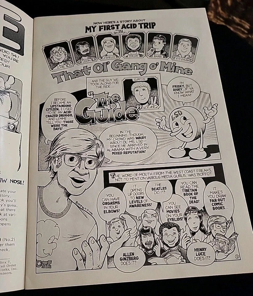 DOPE COMIX #3 Underground Comic -High Grade - 1st Print Comix