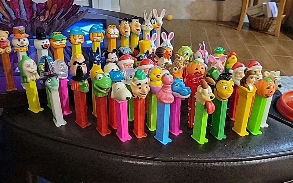 Pez Dispensers Vintage Lot Of 65 Mixed VARIETY