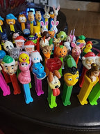 Pez Dispensers Vintage Lot Of 65 Mixed VARIETY