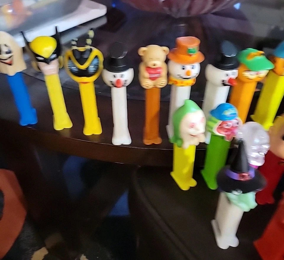Pez Dispensers Vintage Lot Of 65 Mixed VARIETY