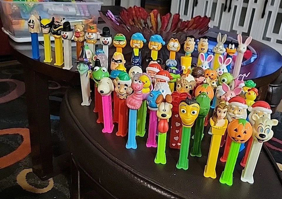 Pez Dispensers Vintage Lot Of 65 Mixed VARIETY