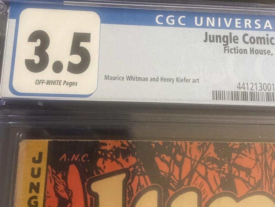 Jungle Comics #146 CGC 3.5 1952 OFF/WHITE Pages Fiction House