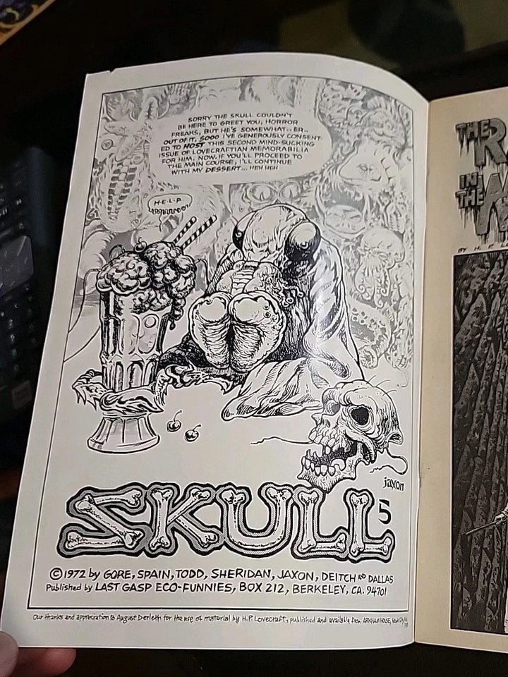 Skull #5 High Grade Underground Comic - Richard Corben - 1st Print Comix