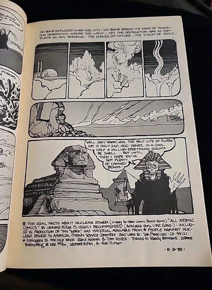 Slow Death #9 Underground Comic Greg Irons Tim Boxell 1st Print Comix