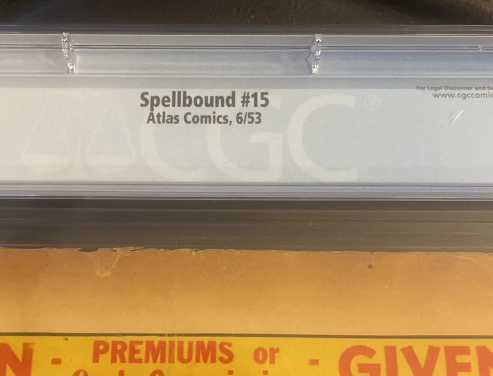 Spellbound #15 CGC 3.0 1953 Atlas pre-code horror