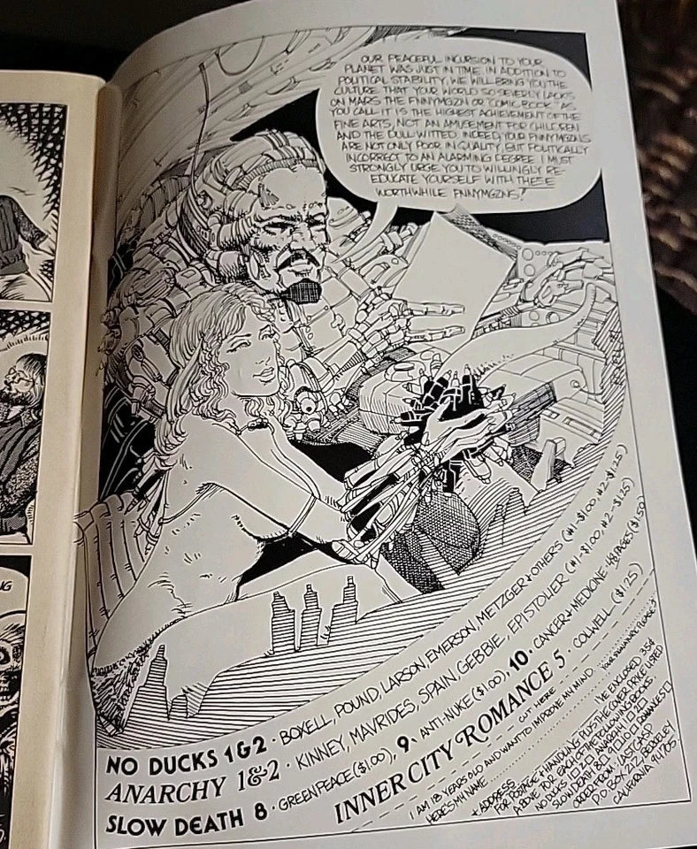 Underground comic SLOW DEATH No. 10 Last Gasp 1.00 cover