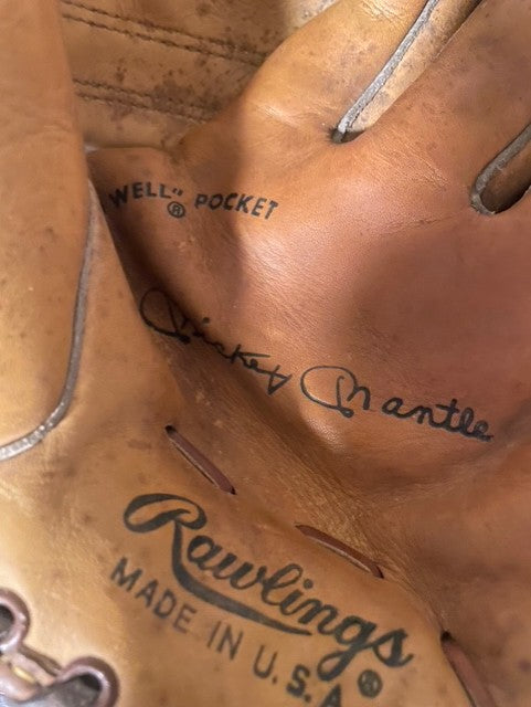 Mickey Mantle Rawlings Vintage 1960s Glove
